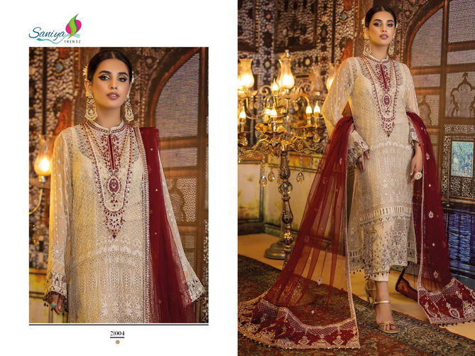 Saniya St Adan Libas 21 Festive Wear Wholesale Georgette Pakistani Suit
